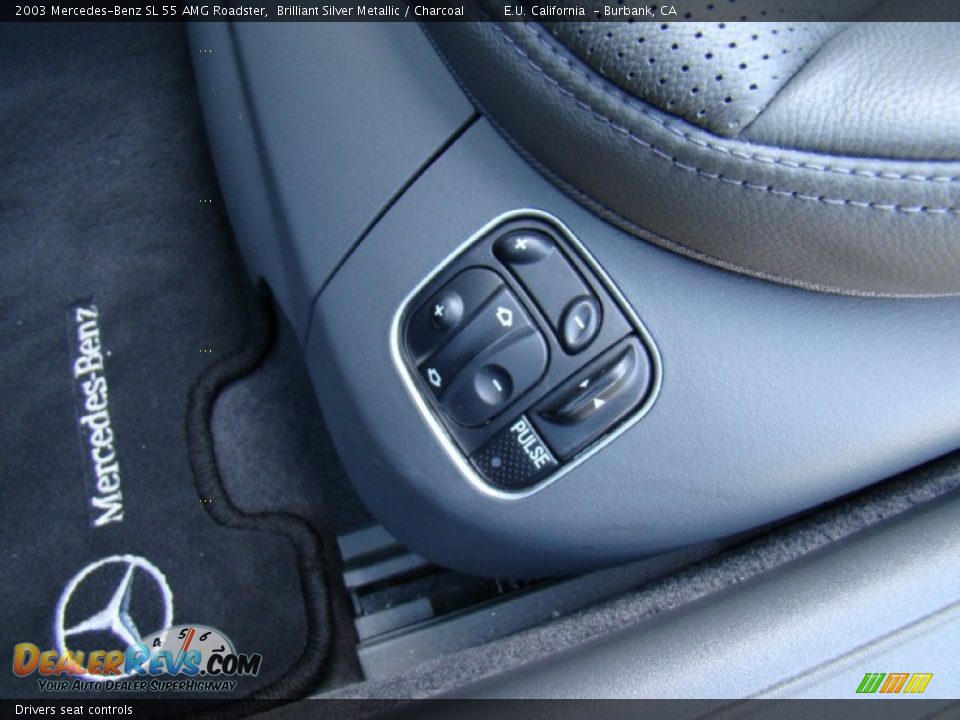 Drivers seat controls - 2003 Mercedes-Benz SL