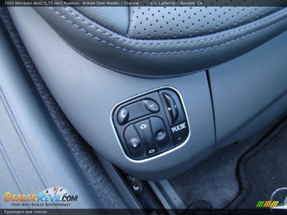 Passengers seat controls - 2003 Mercedes-Benz SL