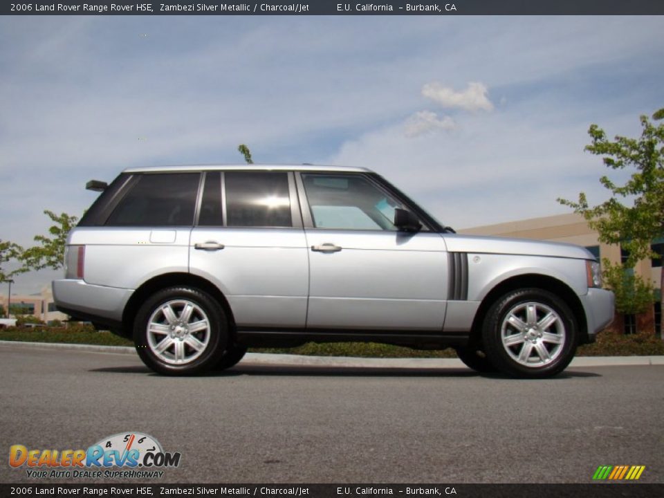 2006 Land Rover Range Rover HSE Zambezi Silver Metallic / Charcoal/Jet Photo #1
