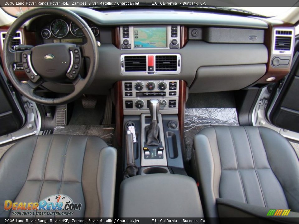 2006 Land Rover Range Rover HSE Zambezi Silver Metallic / Charcoal/Jet Photo #3