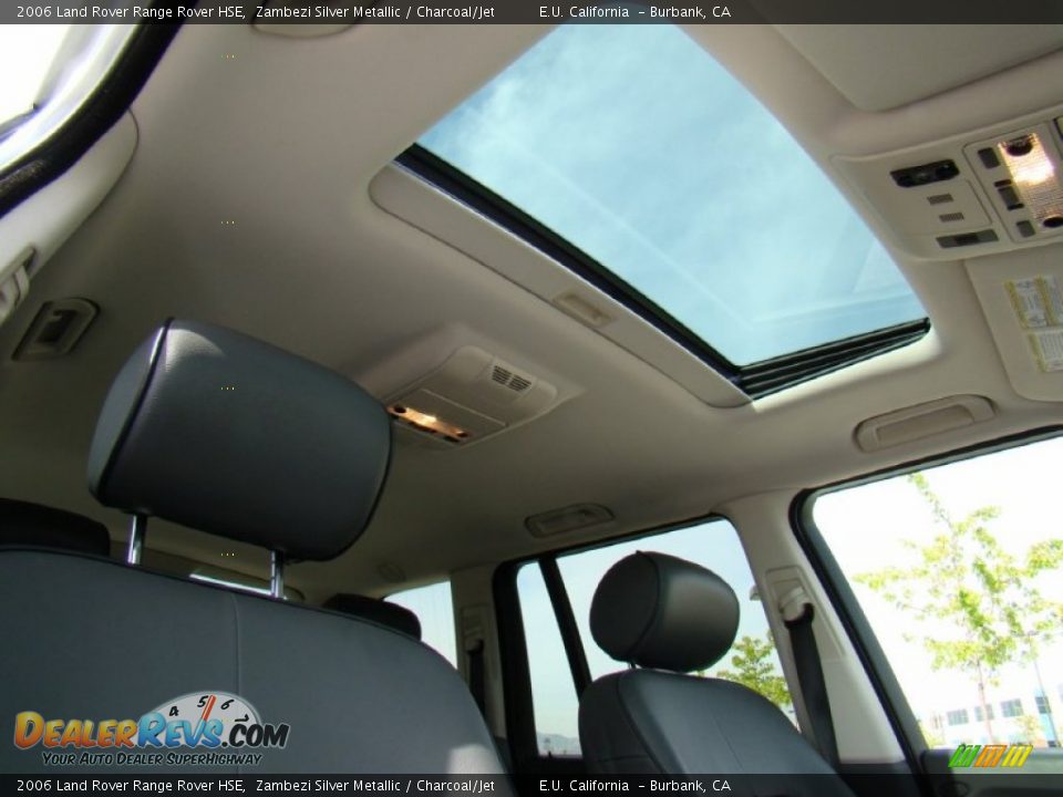 2006 Land Rover Range Rover HSE Zambezi Silver Metallic / Charcoal/Jet Photo #6