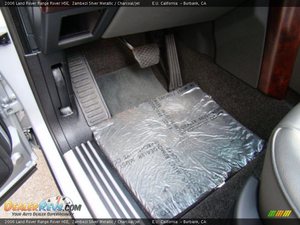 2006 Land Rover Range Rover HSE Zambezi Silver Metallic / Charcoal/Jet Photo #25