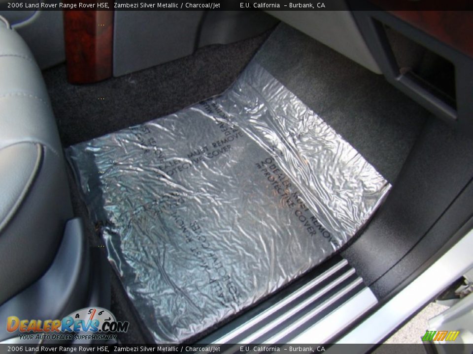 2006 Land Rover Range Rover HSE Zambezi Silver Metallic / Charcoal/Jet Photo #27