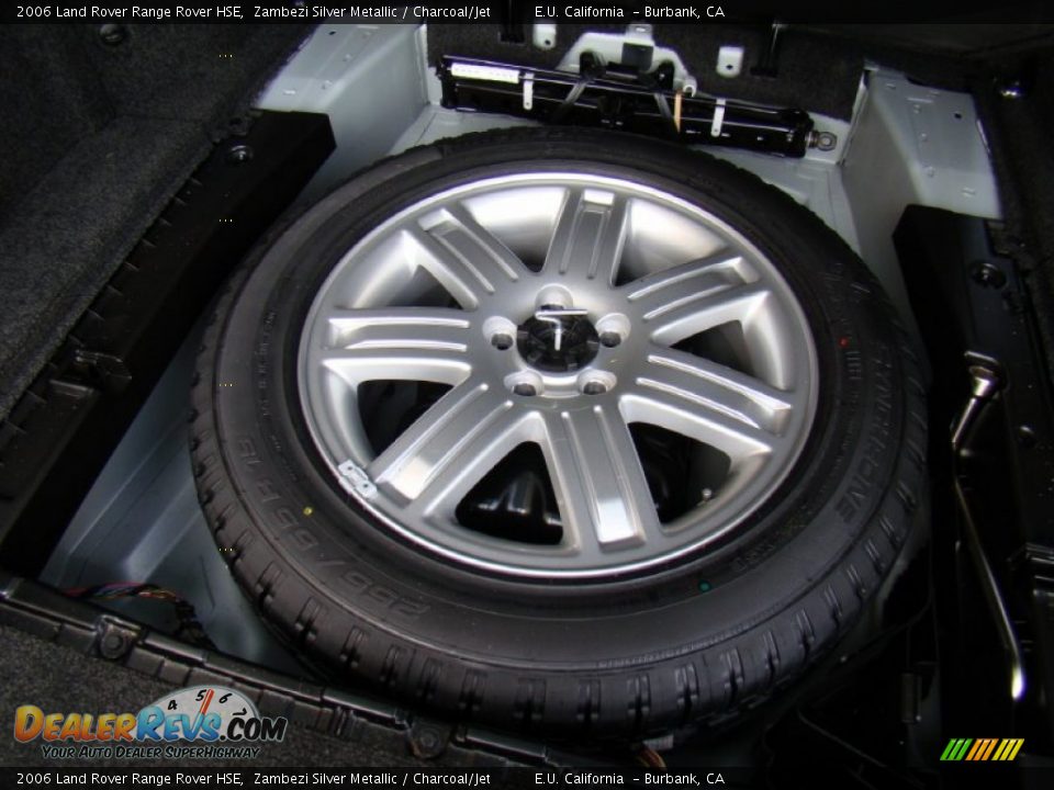 2006 Land Rover Range Rover HSE Zambezi Silver Metallic / Charcoal/Jet Photo #31
