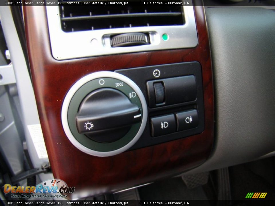 2006 Land Rover Range Rover HSE Zambezi Silver Metallic / Charcoal/Jet Photo #34