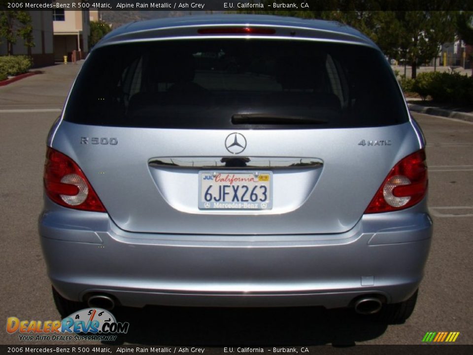 2006 Mercedes-Benz R 500 4Matic Alpine Rain Metallic / Ash Grey Photo #34