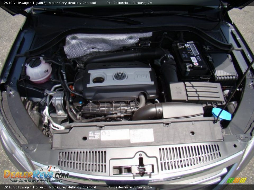 2010 Volkswagen Tiguan S Alpine Grey Metallic / Charcoal Photo #4