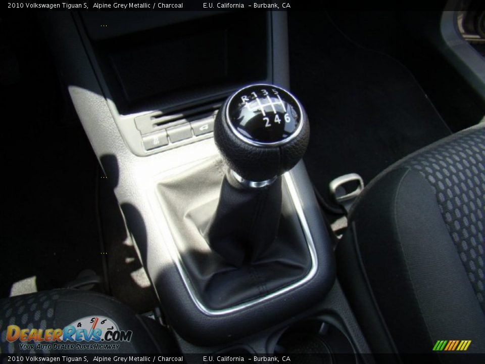 2010 Volkswagen Tiguan S Alpine Grey Metallic / Charcoal Photo #5