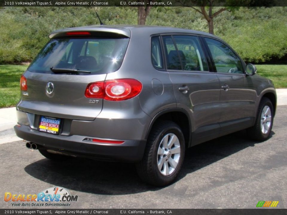 2010 Volkswagen Tiguan S Alpine Grey Metallic / Charcoal Photo #20