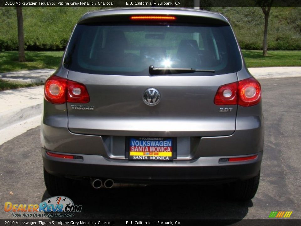 2010 Volkswagen Tiguan S Alpine Grey Metallic / Charcoal Photo #23