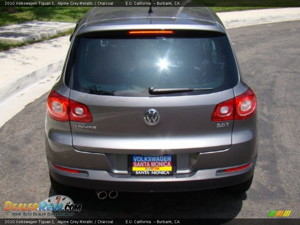 2010 Volkswagen Tiguan S Alpine Grey Metallic / Charcoal Photo #25