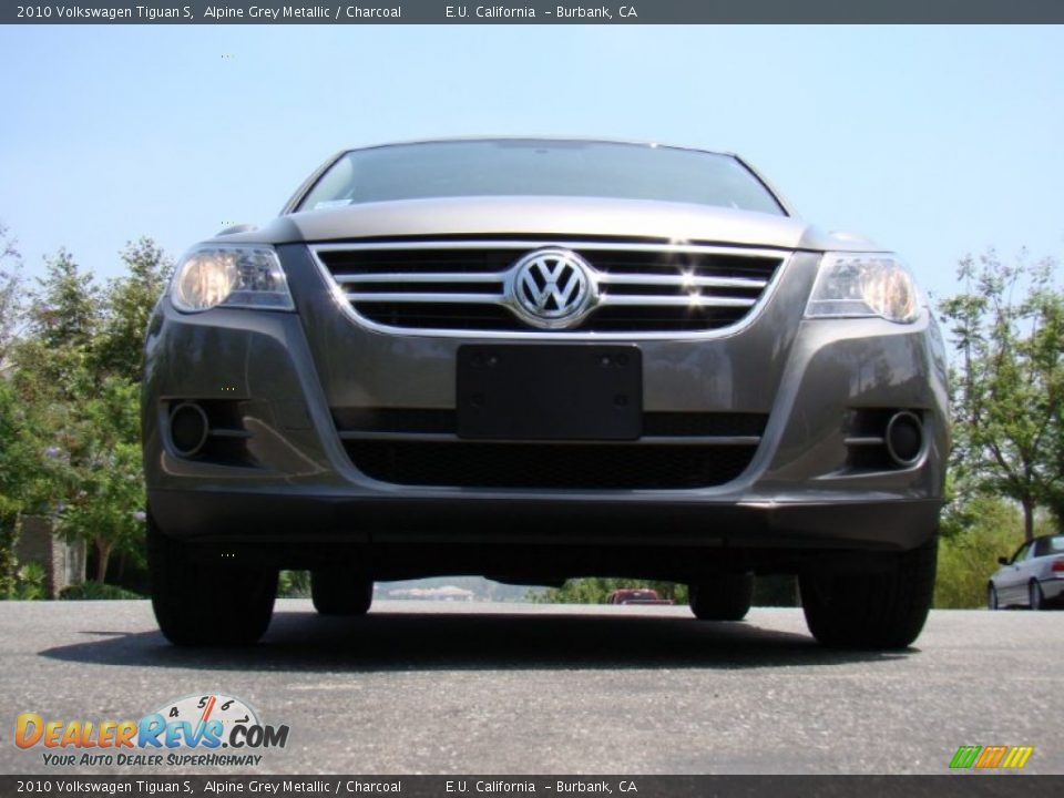 2010 Volkswagen Tiguan S Alpine Grey Metallic / Charcoal Photo #28