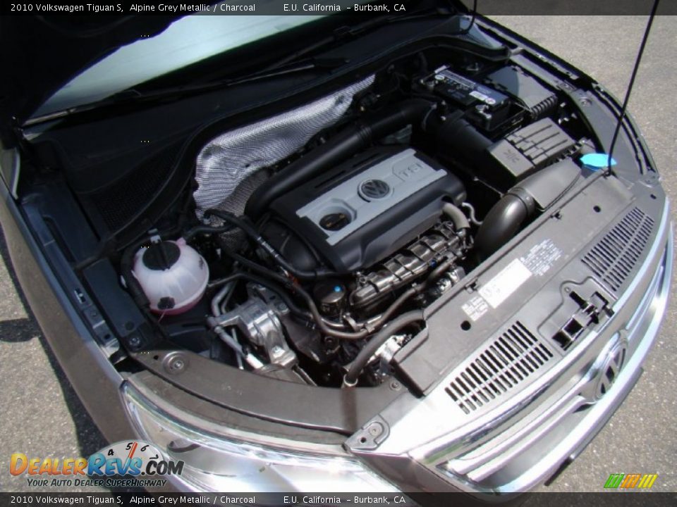 2010 Volkswagen Tiguan S Alpine Grey Metallic / Charcoal Photo #32