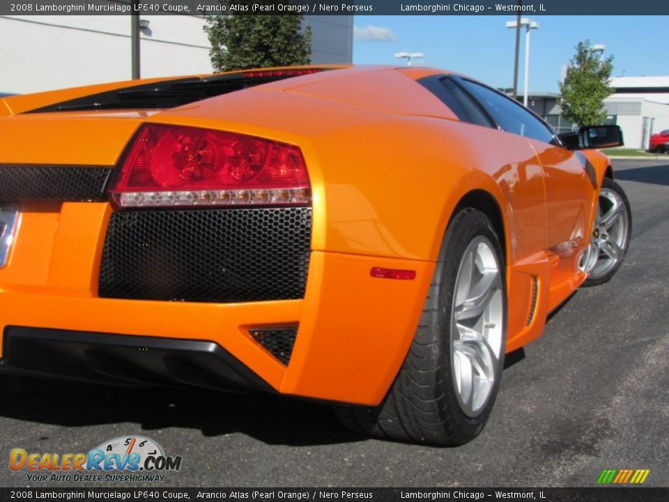 2008 Lamborghini Murcielago LP640 Coupe Arancio Atlas (Pearl Orange) / Nero Perseus Photo #3