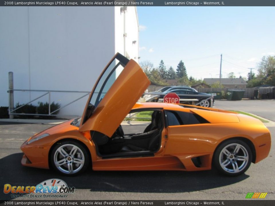 2008 Lamborghini Murcielago LP640 Coupe Arancio Atlas (Pearl Orange) / Nero Perseus Photo #4