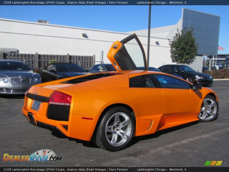 Arancio Atlas (Pearl Orange) 2008 Lamborghini Murcielago LP640 Coupe Photo #8