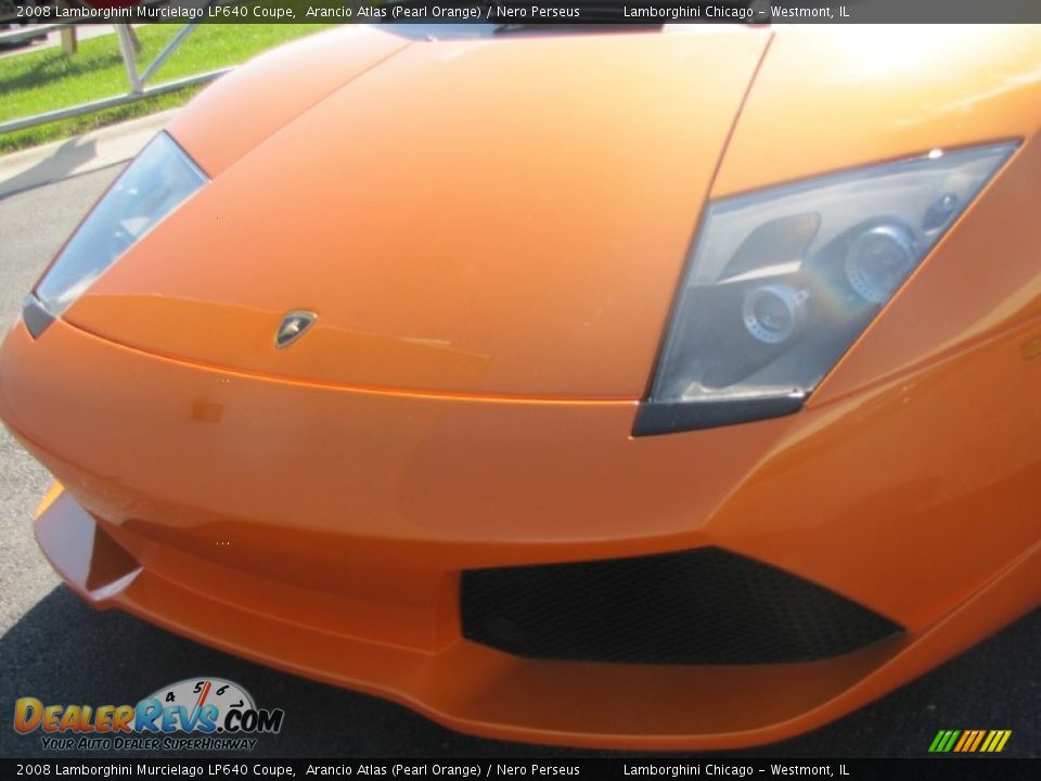 2008 Lamborghini Murcielago LP640 Coupe Arancio Atlas (Pearl Orange) / Nero Perseus Photo #13