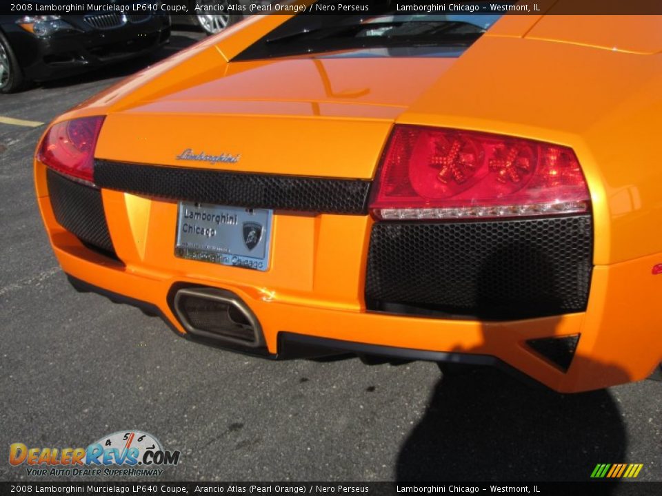 2008 Lamborghini Murcielago LP640 Coupe Arancio Atlas (Pearl Orange) / Nero Perseus Photo #15