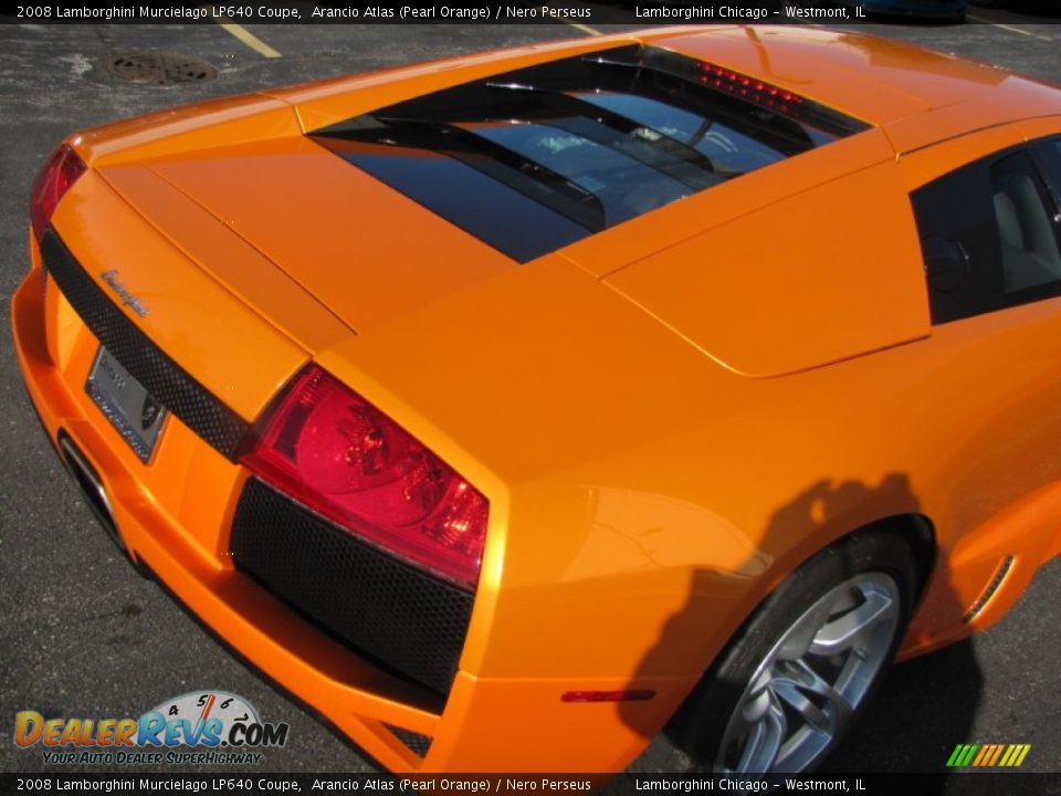 2008 Lamborghini Murcielago LP640 Coupe Arancio Atlas (Pearl Orange) / Nero Perseus Photo #16