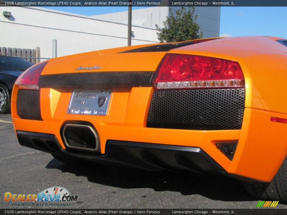2008 Lamborghini Murcielago LP640 Coupe Arancio Atlas (Pearl Orange) / Nero Perseus Photo #17