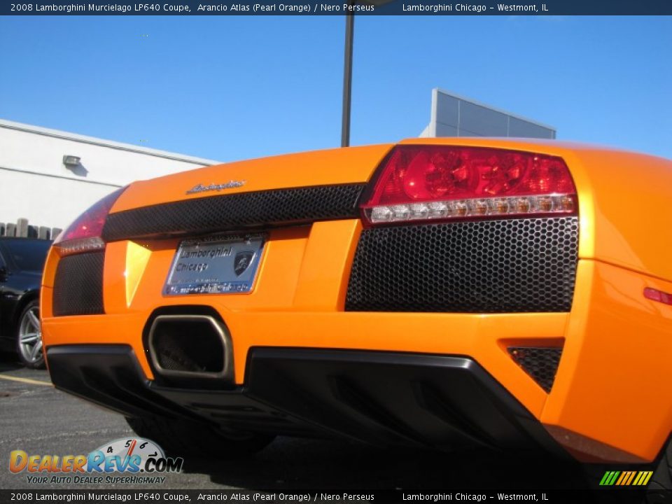 2008 Lamborghini Murcielago LP640 Coupe Arancio Atlas (Pearl Orange) / Nero Perseus Photo #18