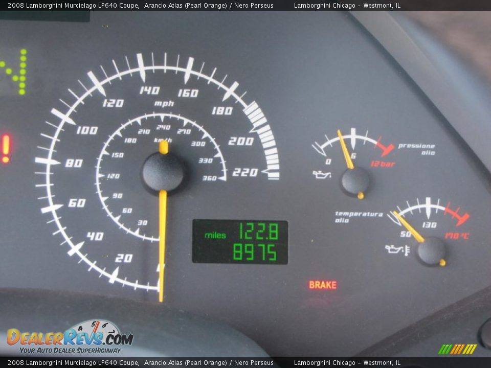 2008 Lamborghini Murcielago LP640 Coupe Arancio Atlas (Pearl Orange) / Nero Perseus Photo #27