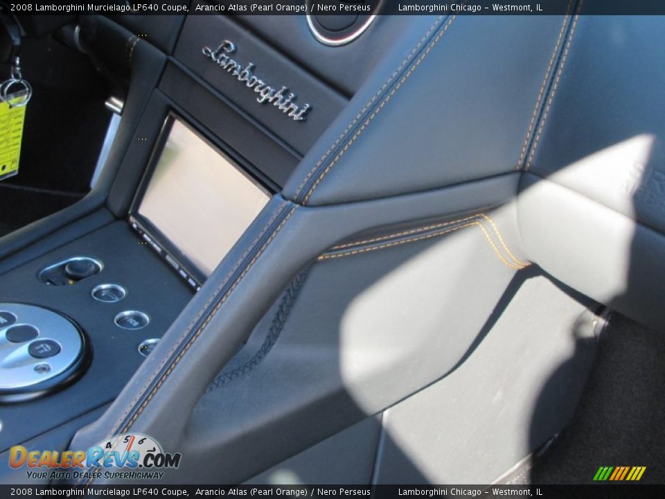 2008 Lamborghini Murcielago LP640 Coupe Arancio Atlas (Pearl Orange) / Nero Perseus Photo #32