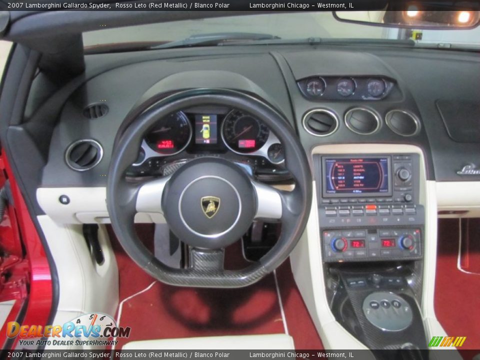 Dashboard of 2007 Lamborghini Gallardo Spyder Photo #25