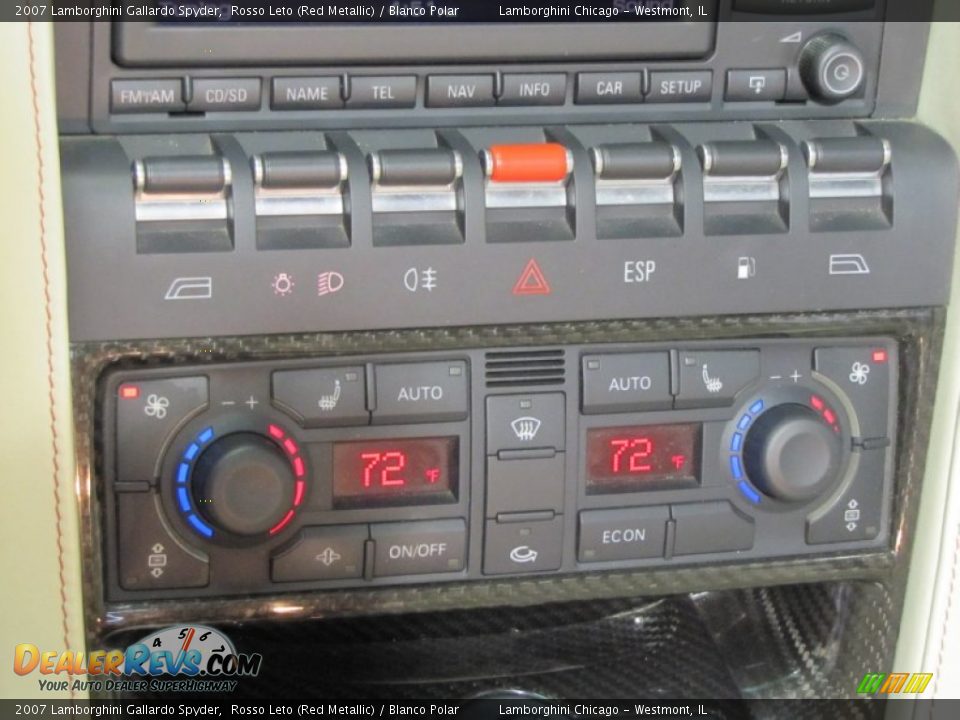 Controls of 2007 Lamborghini Gallardo Spyder Photo #33