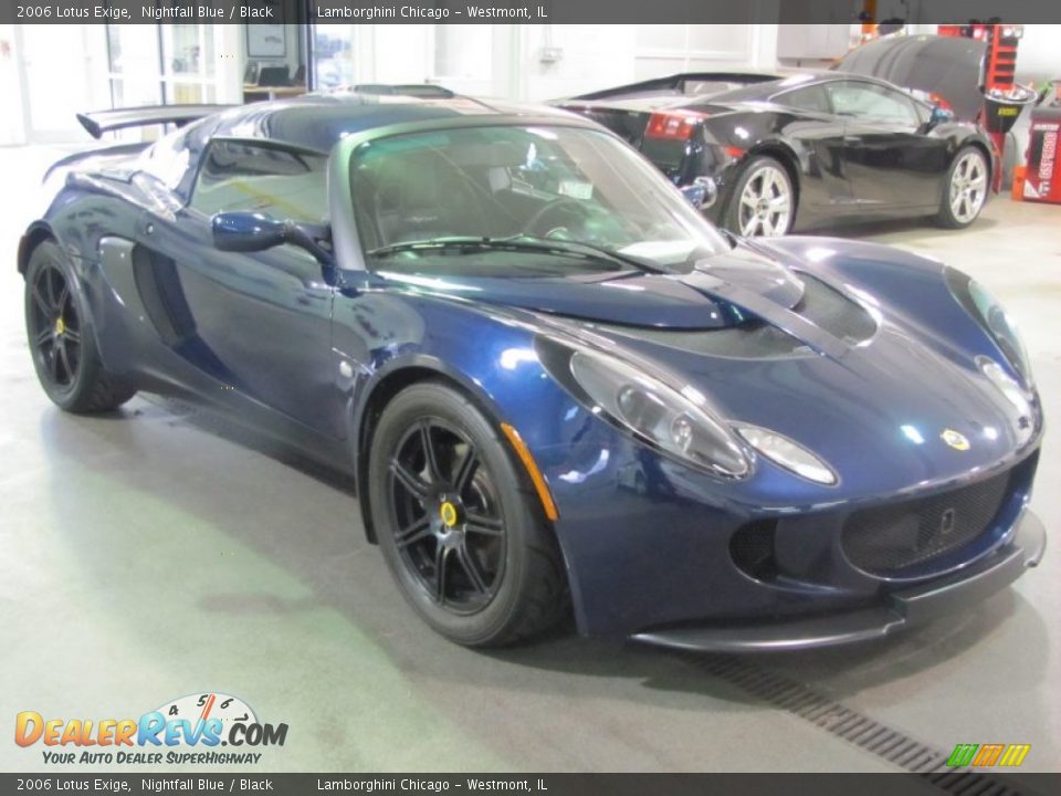 2006 Lotus Exige Nightfall Blue / Black Photo #1