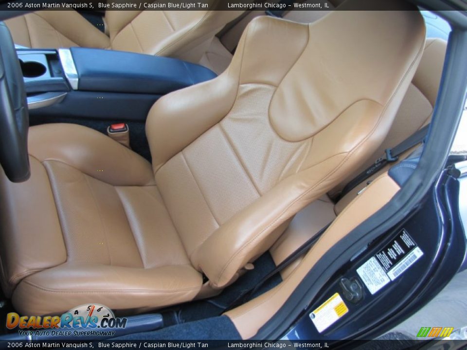 Caspian Blue/Light Tan Interior - 2006 Aston Martin Vanquish S Photo #30