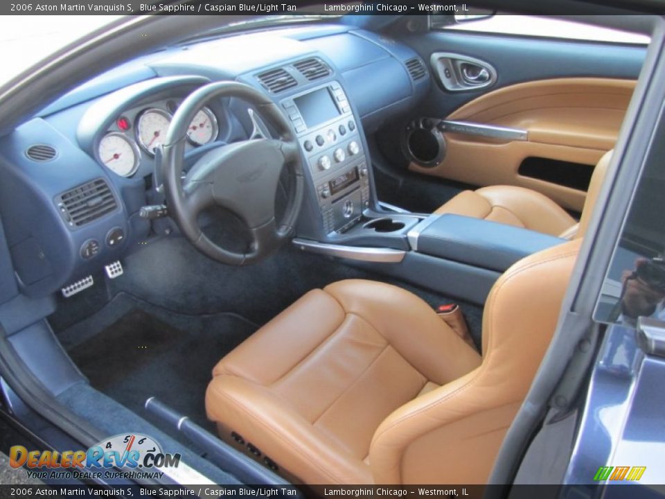 Caspian Blue/Light Tan Interior - 2006 Aston Martin Vanquish S Photo #32