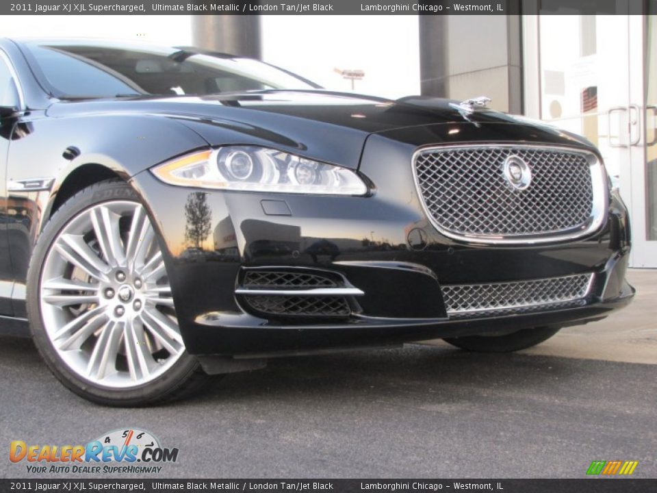 Ultimate Black Metallic 2011 Jaguar XJ XJL Supercharged Photo #8