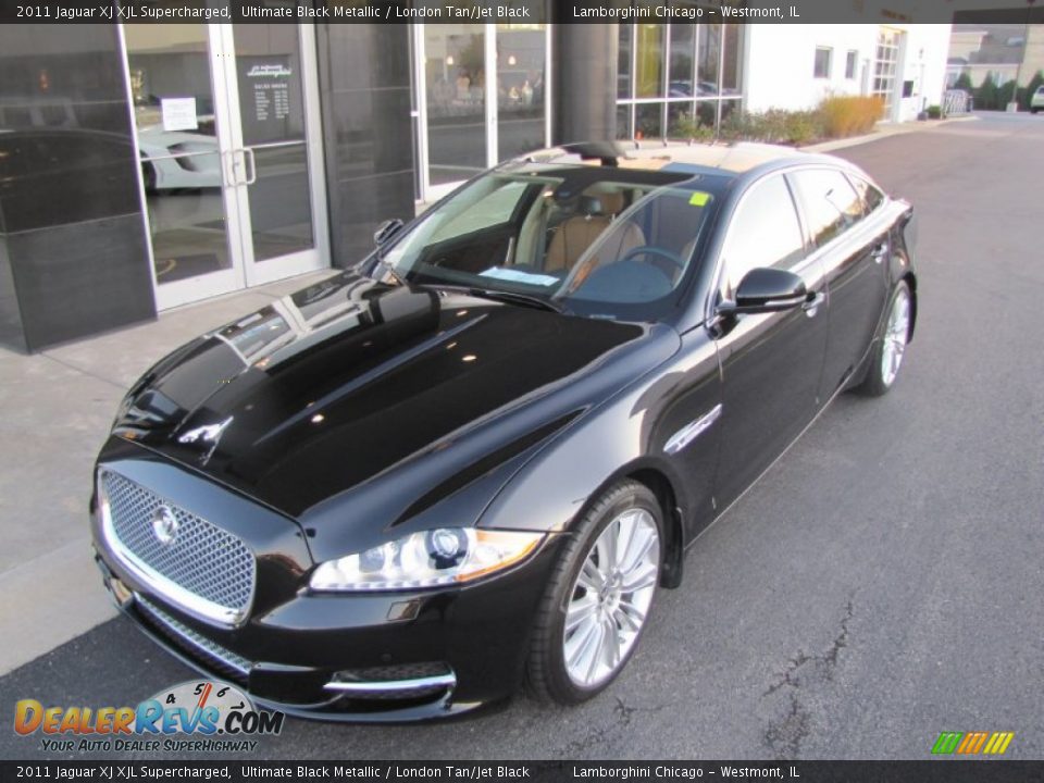 Ultimate Black Metallic 2011 Jaguar XJ XJL Supercharged Photo #18