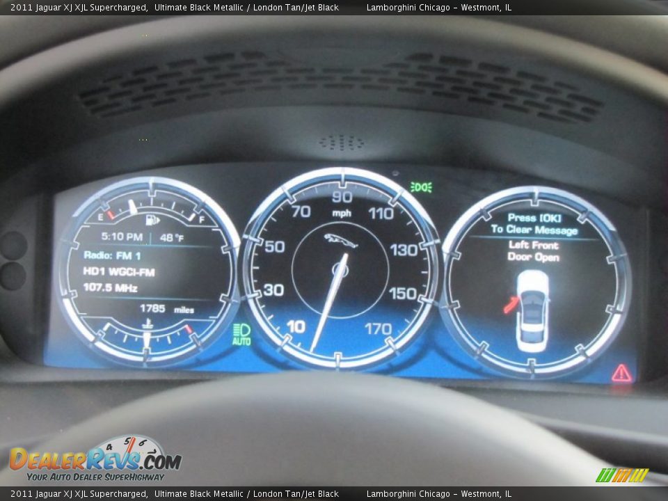 2011 Jaguar XJ XJL Supercharged Gauges Photo #29