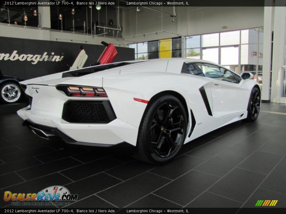 Bianco Isis 2012 Lamborghini Aventador LP 700-4 Photo #3