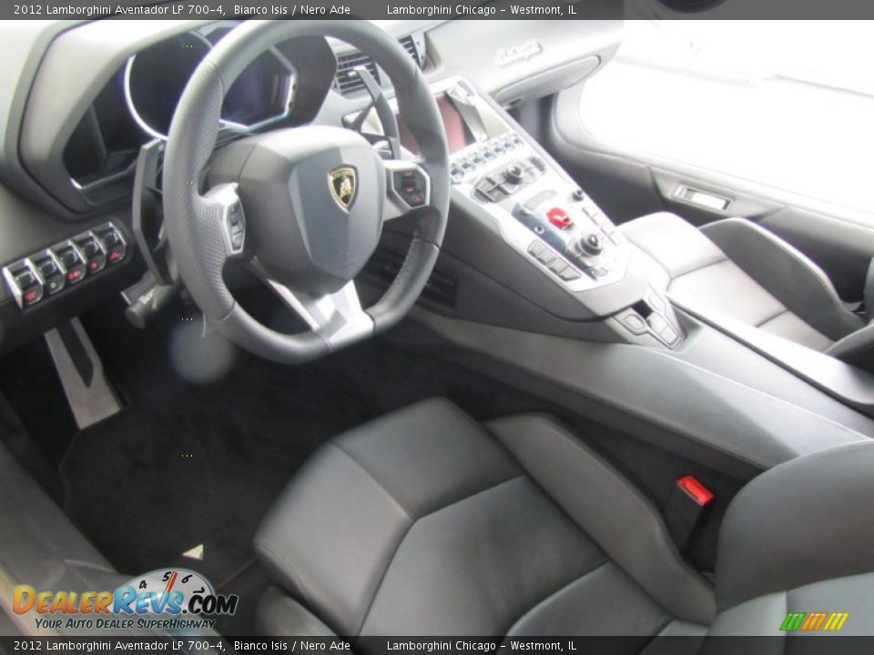 Nero Ade Interior - 2012 Lamborghini Aventador LP 700-4 Photo #36