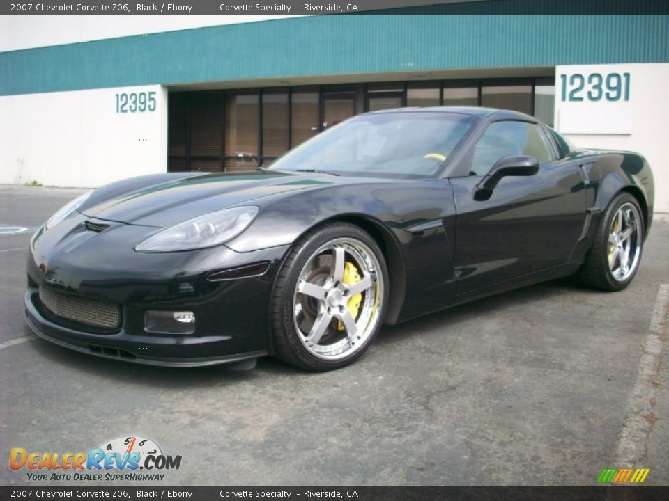 2007 Chevrolet Corvette Z06 Black / Ebony Photo #1