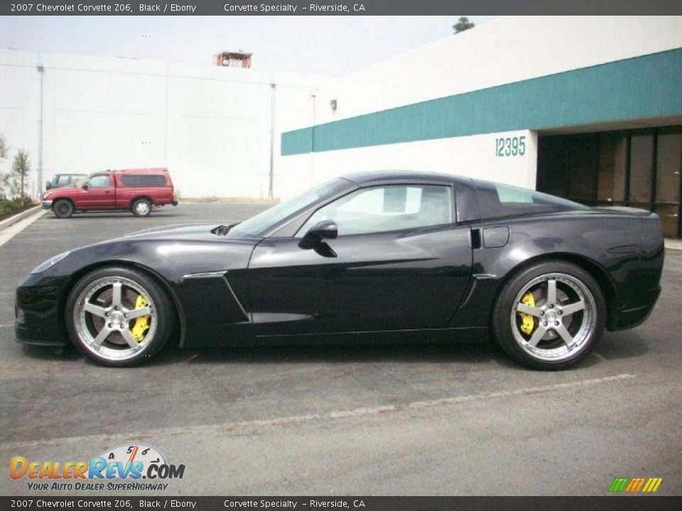 Black 2007 Chevrolet Corvette Z06 Photo #2