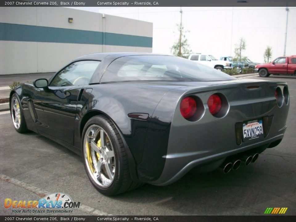 2007 Chevrolet Corvette Z06 Black / Ebony Photo #3