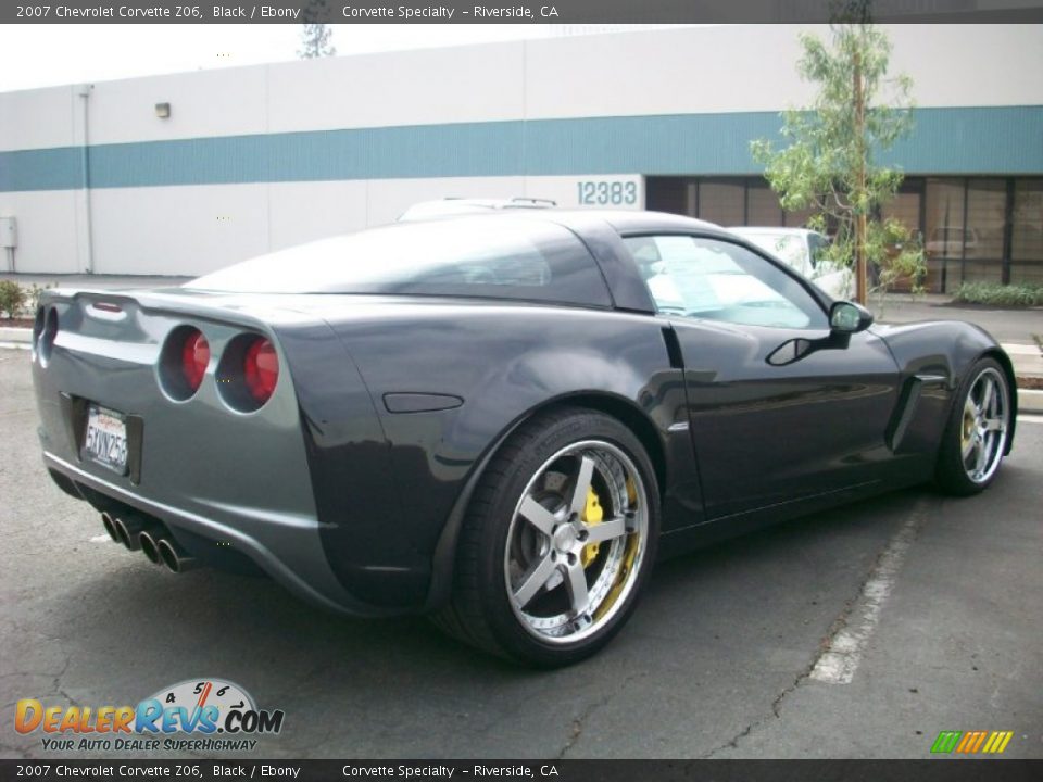 2007 Chevrolet Corvette Z06 Black / Ebony Photo #5