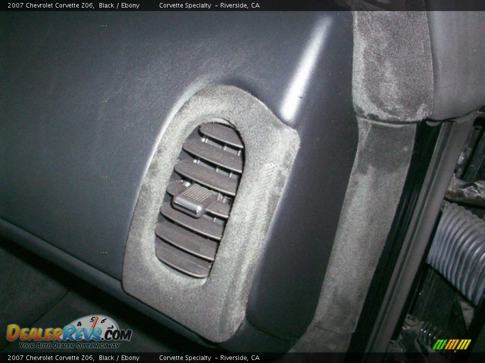 2007 Chevrolet Corvette Z06 Black / Ebony Photo #32