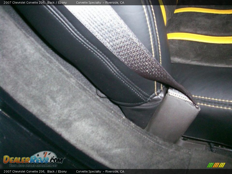 2007 Chevrolet Corvette Z06 Black / Ebony Photo #35