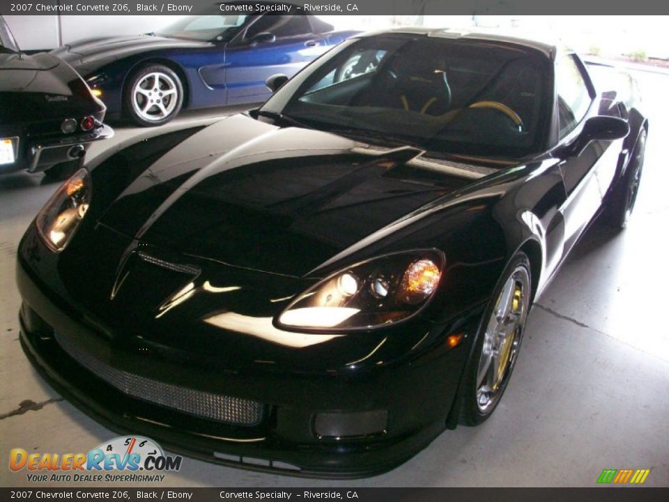 2007 Chevrolet Corvette Z06 Black / Ebony Photo #36
