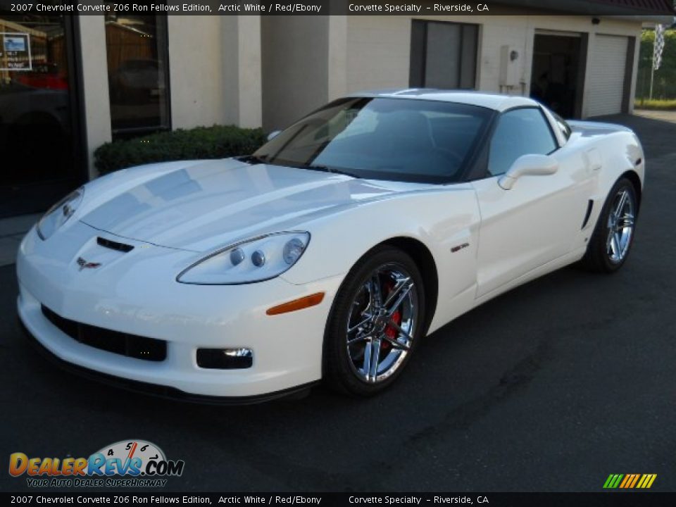 2007 Chevrolet Corvette Z06 Ron Fellows Edition Arctic White / Red/Ebony Photo #1