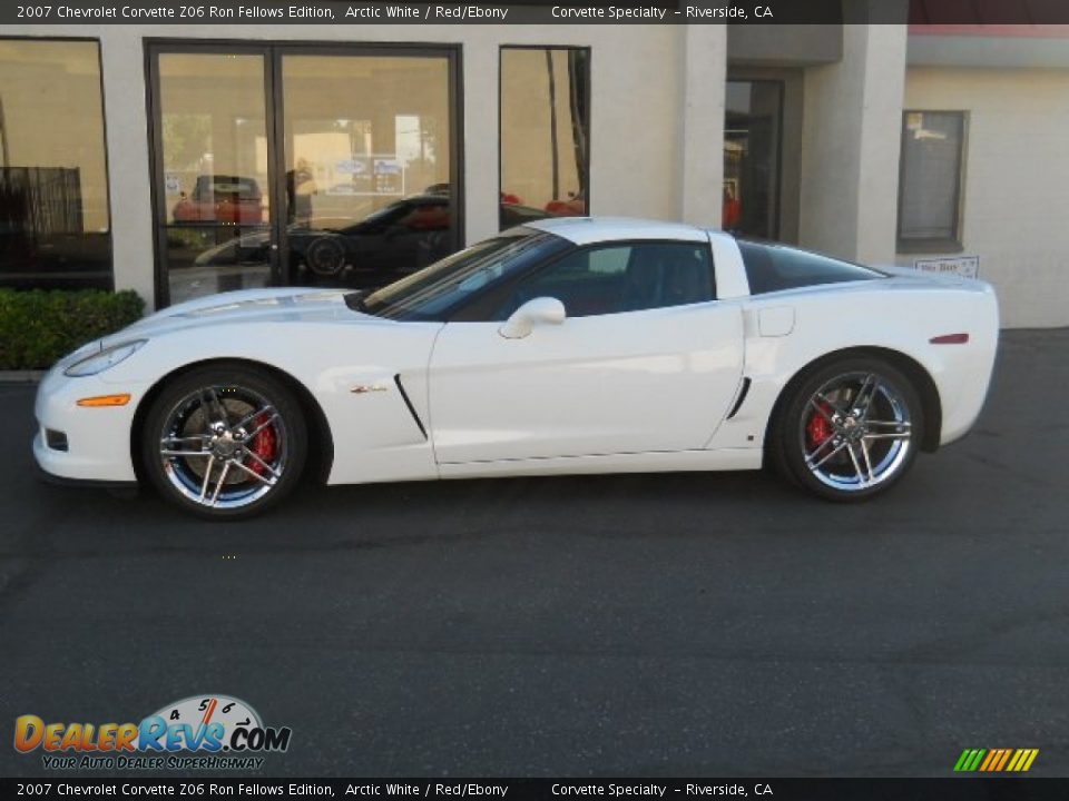 Arctic White 2007 Chevrolet Corvette Z06 Ron Fellows Edition Photo #2