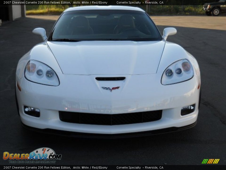 2007 Chevrolet Corvette Z06 Ron Fellows Edition Arctic White / Red/Ebony Photo #5
