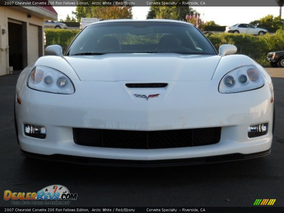 2007 Chevrolet Corvette Z06 Ron Fellows Edition Arctic White / Red/Ebony Photo #6