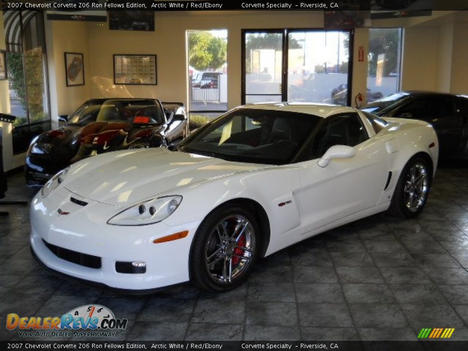 2007 Chevrolet Corvette Z06 Ron Fellows Edition Arctic White / Red/Ebony Photo #8