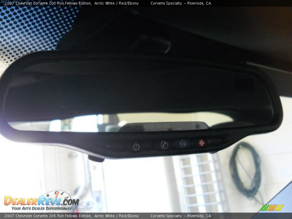 2007 Chevrolet Corvette Z06 Ron Fellows Edition Arctic White / Red/Ebony Photo #15